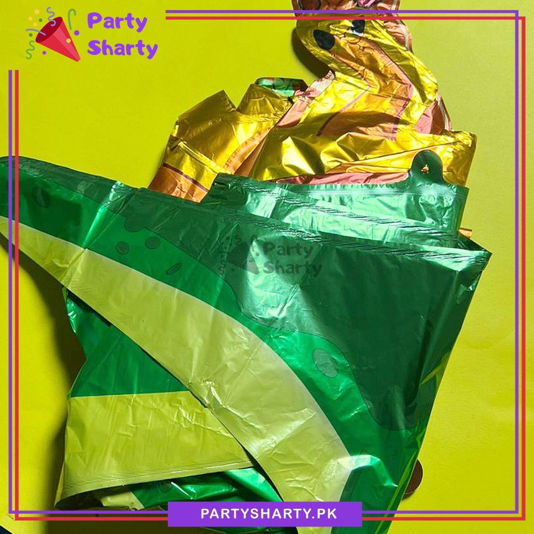 100pcs Happy Birthday Poster with Dinosaur Theme Balloons Set For Theme Decoration & Celebration - Image 5