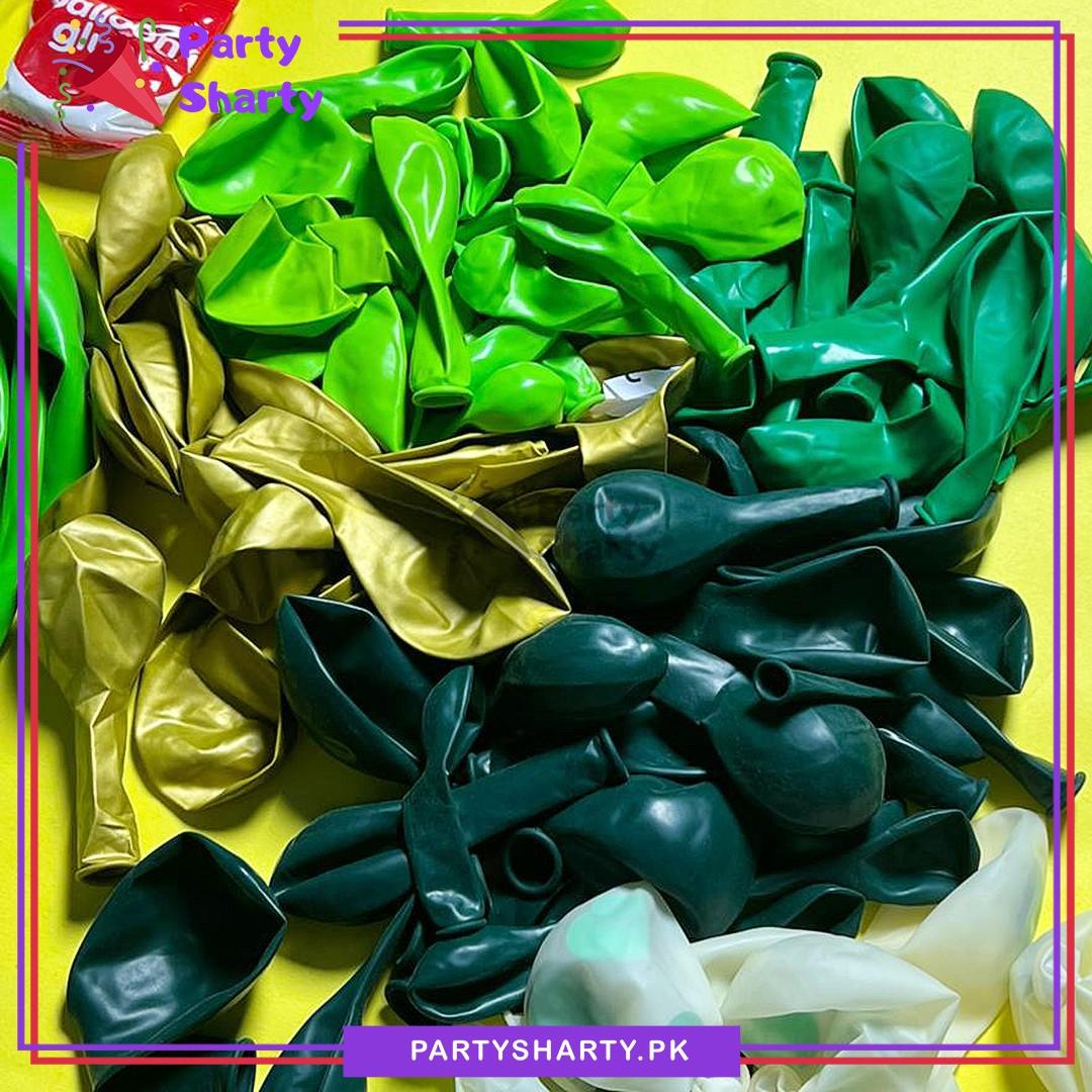 100pcs Happy Birthday Poster with Dinosaur Theme Balloons Set For Theme Decoration & Celebration - Image 6