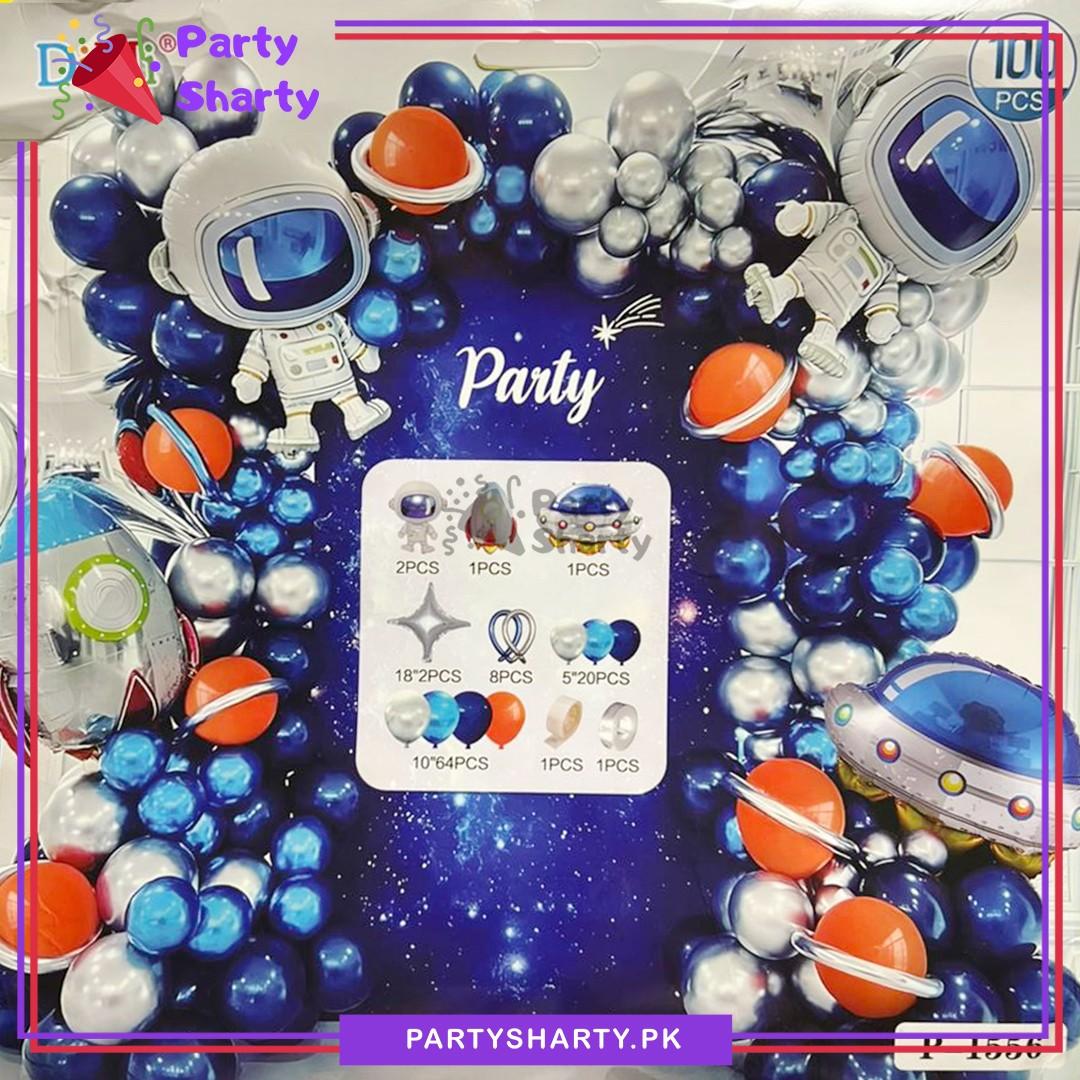 100pcs Outer Space Theme Set For Space Theme Decoration & Celebration - Image 3