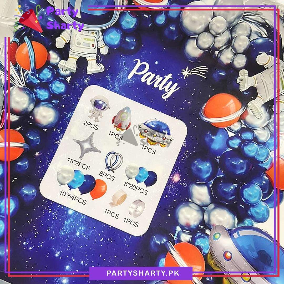 100pcs Outer Space Theme Set For Space Theme Decoration & Celebration - Image 4