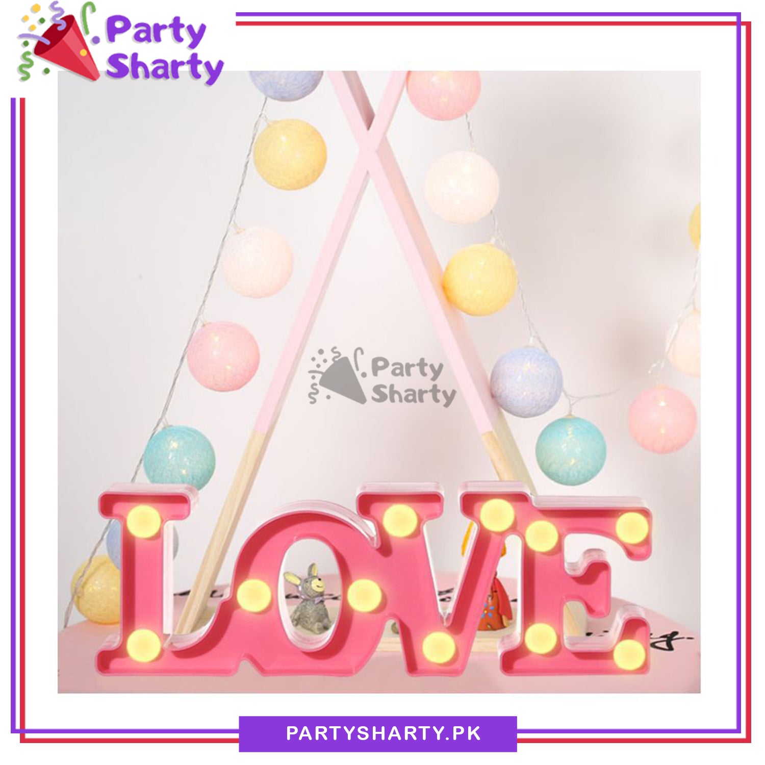 LOVE LED Marquee Lights LED Plastic Light Up Sign For Valentine Anniversary Night Light Wedding Birthday Party Decoration - Image 6