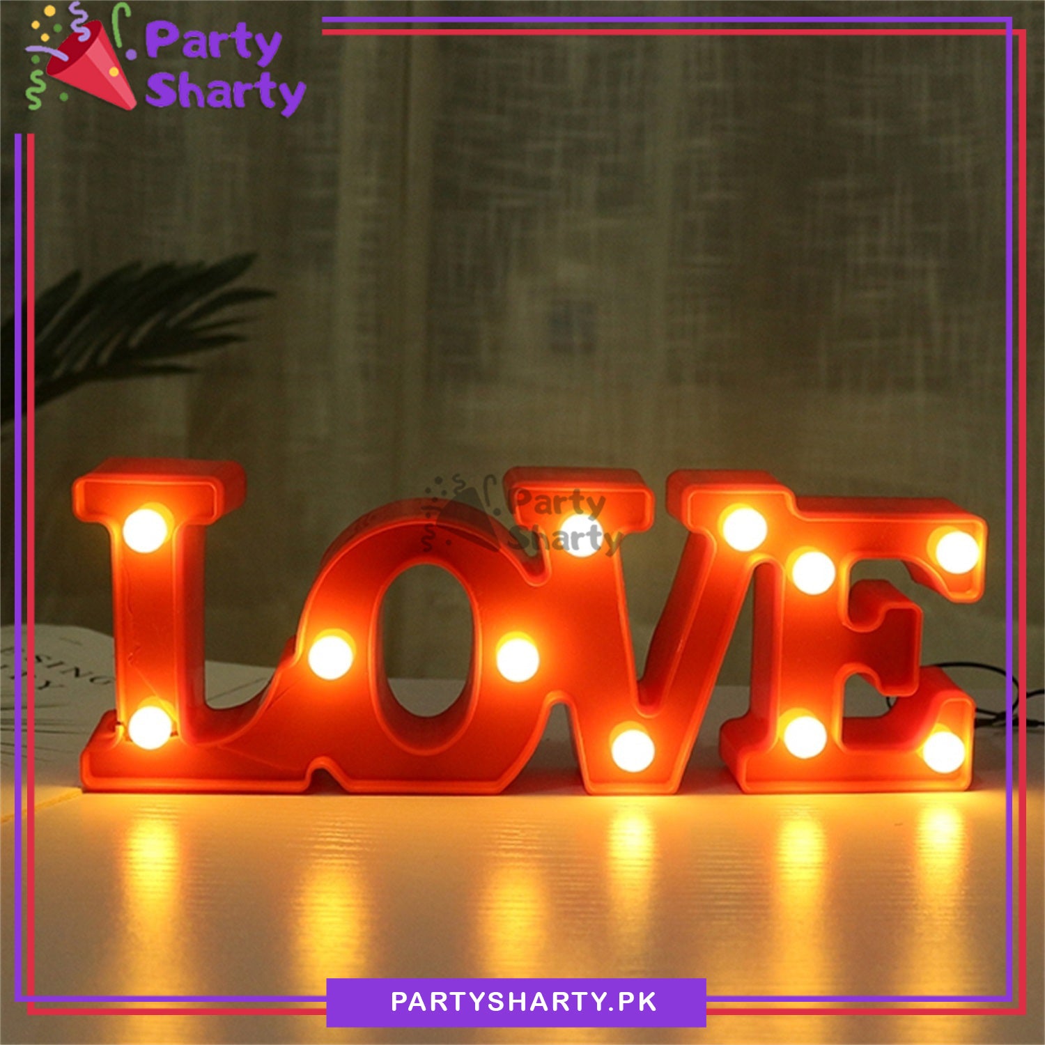 LOVE LED Marquee Lights LED Plastic Light Up Sign For Valentine Anniversary Night Light Wedding Birthday Party Decoration - Image 2