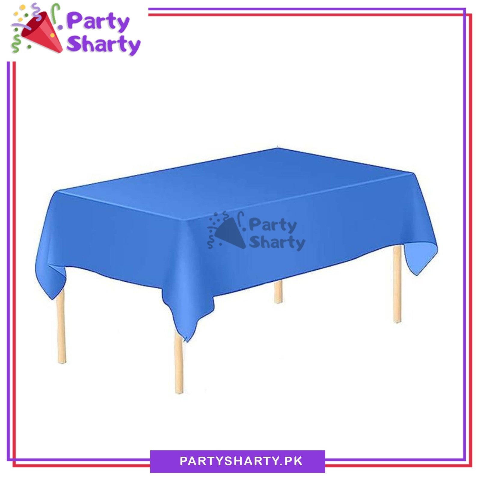 Plain Color Plastic Table Cover (137 x 183 cm) For Party Decoration and Celebration - Image 23